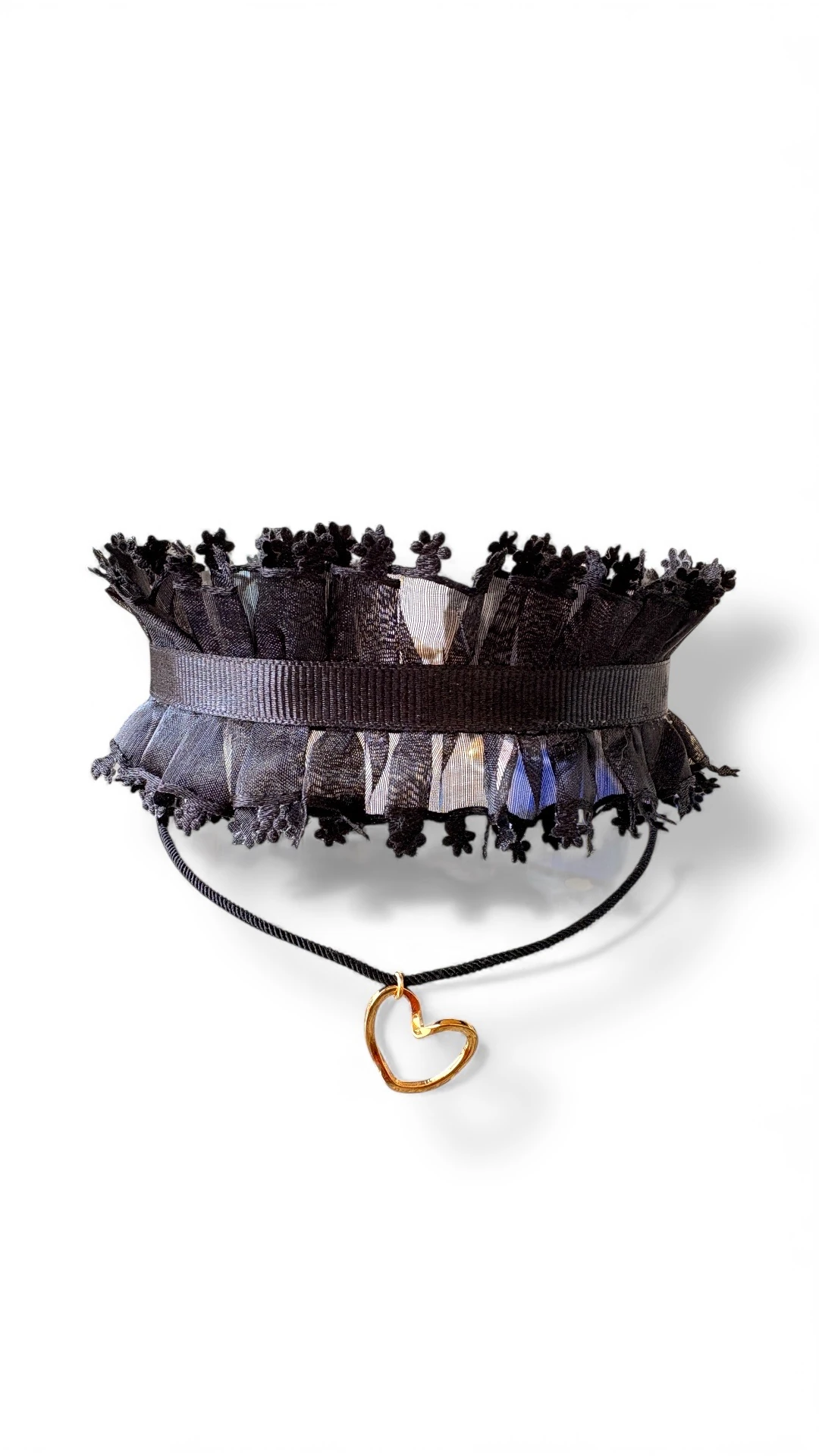 El Yapımı Siyah Dantel Choker Kolye | Vintage Tarz Aksesuar