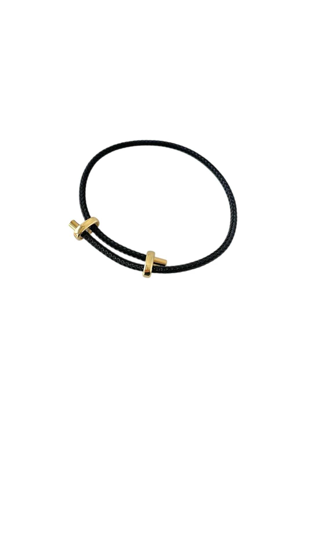 Asansörlü İp Bileklik-Siyah