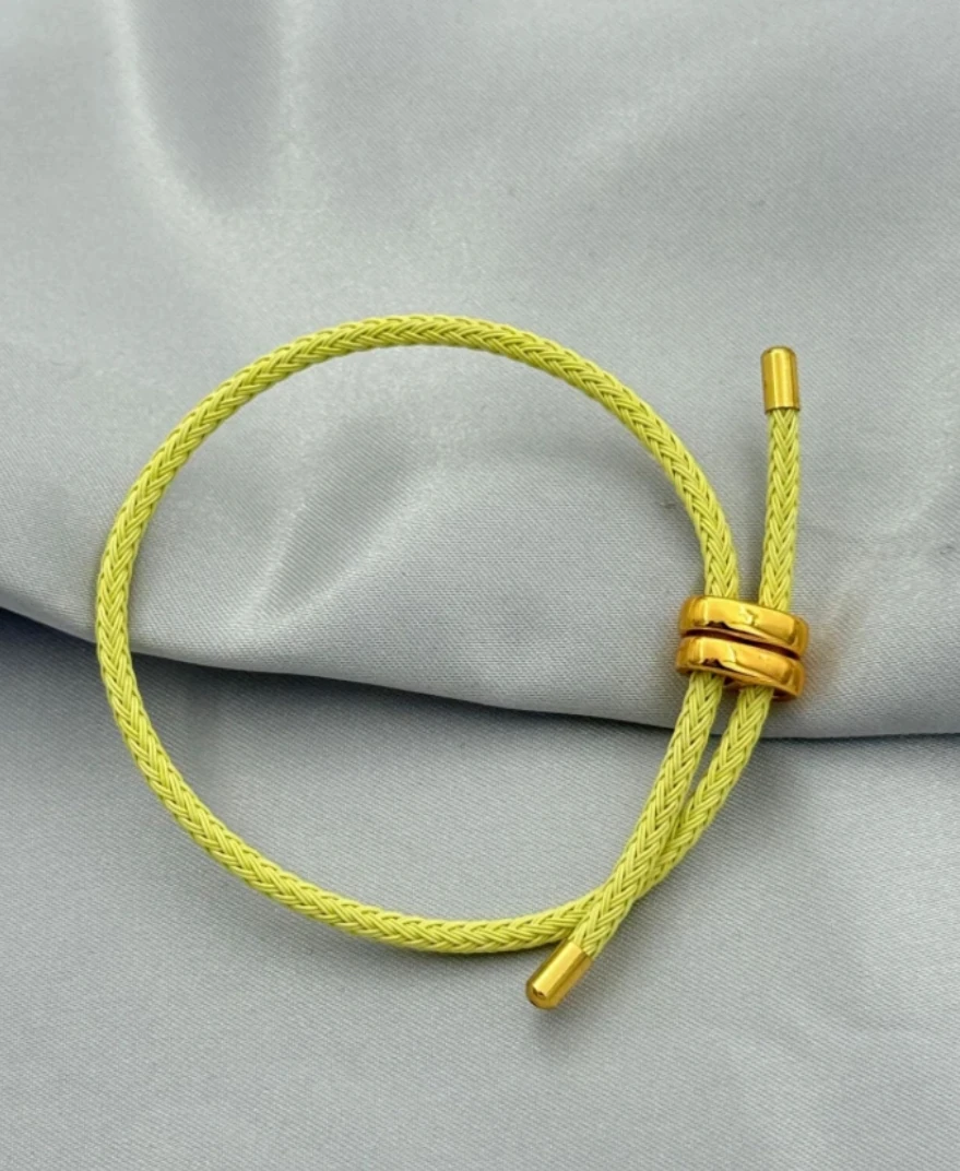 Asansörlü İp Bileklik-Sarı