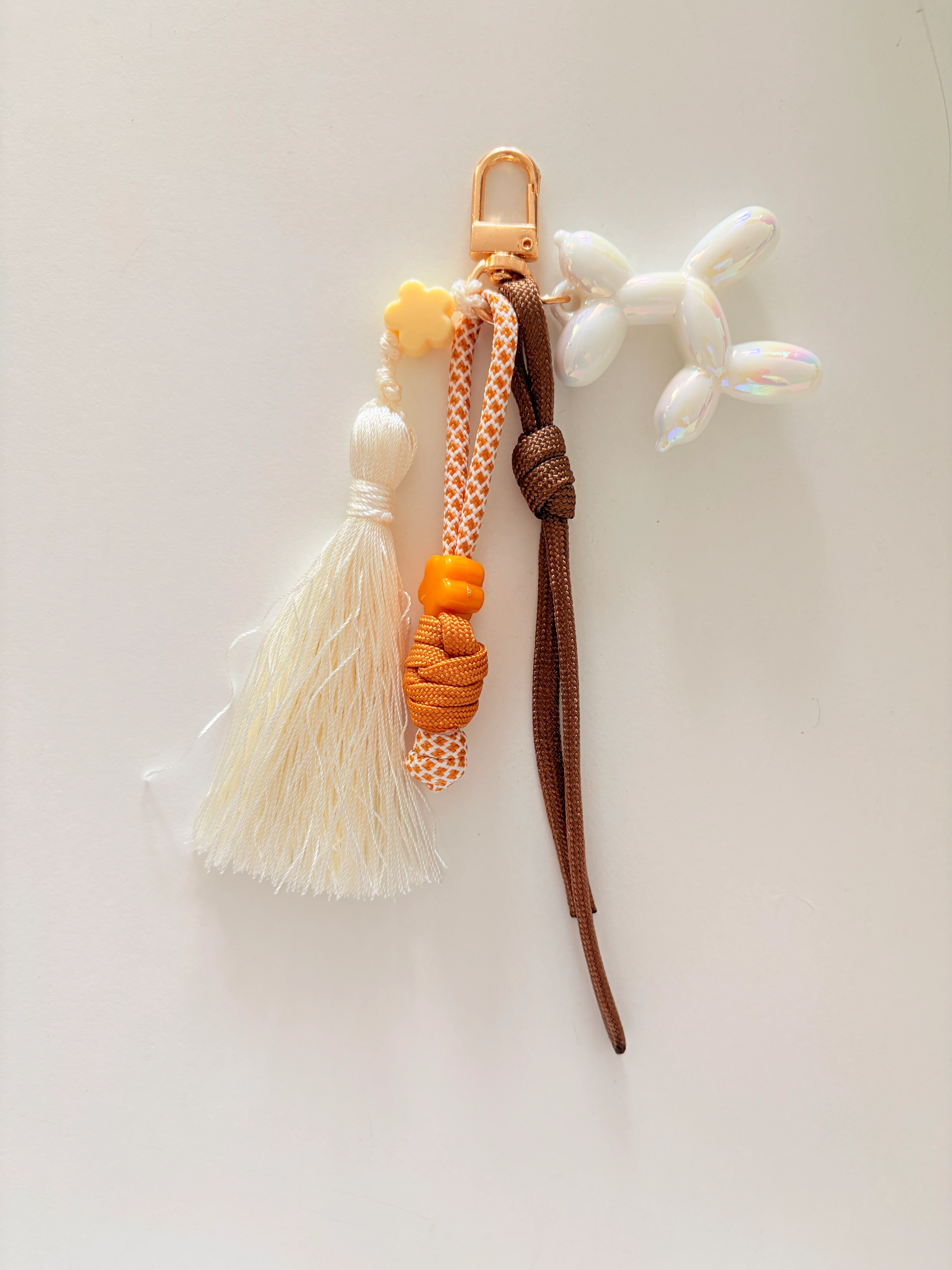 Ekru Balon Köpek Charm