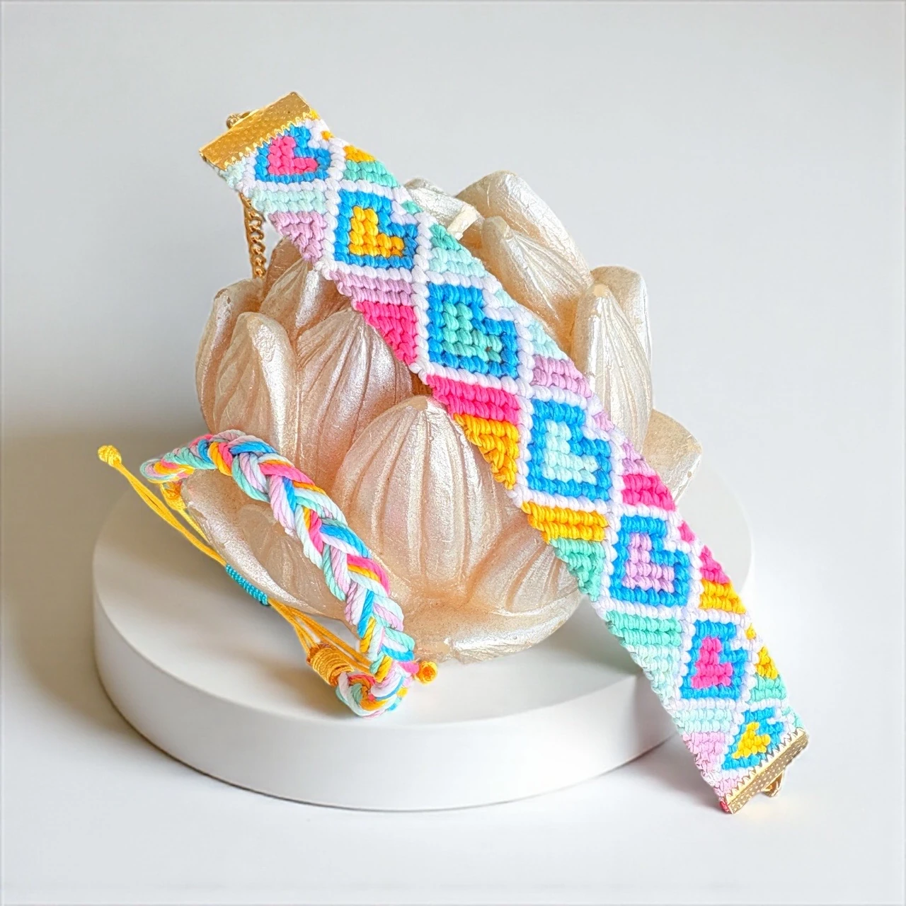 ✨ Dream Hearts Rainbow Bileklik Seti