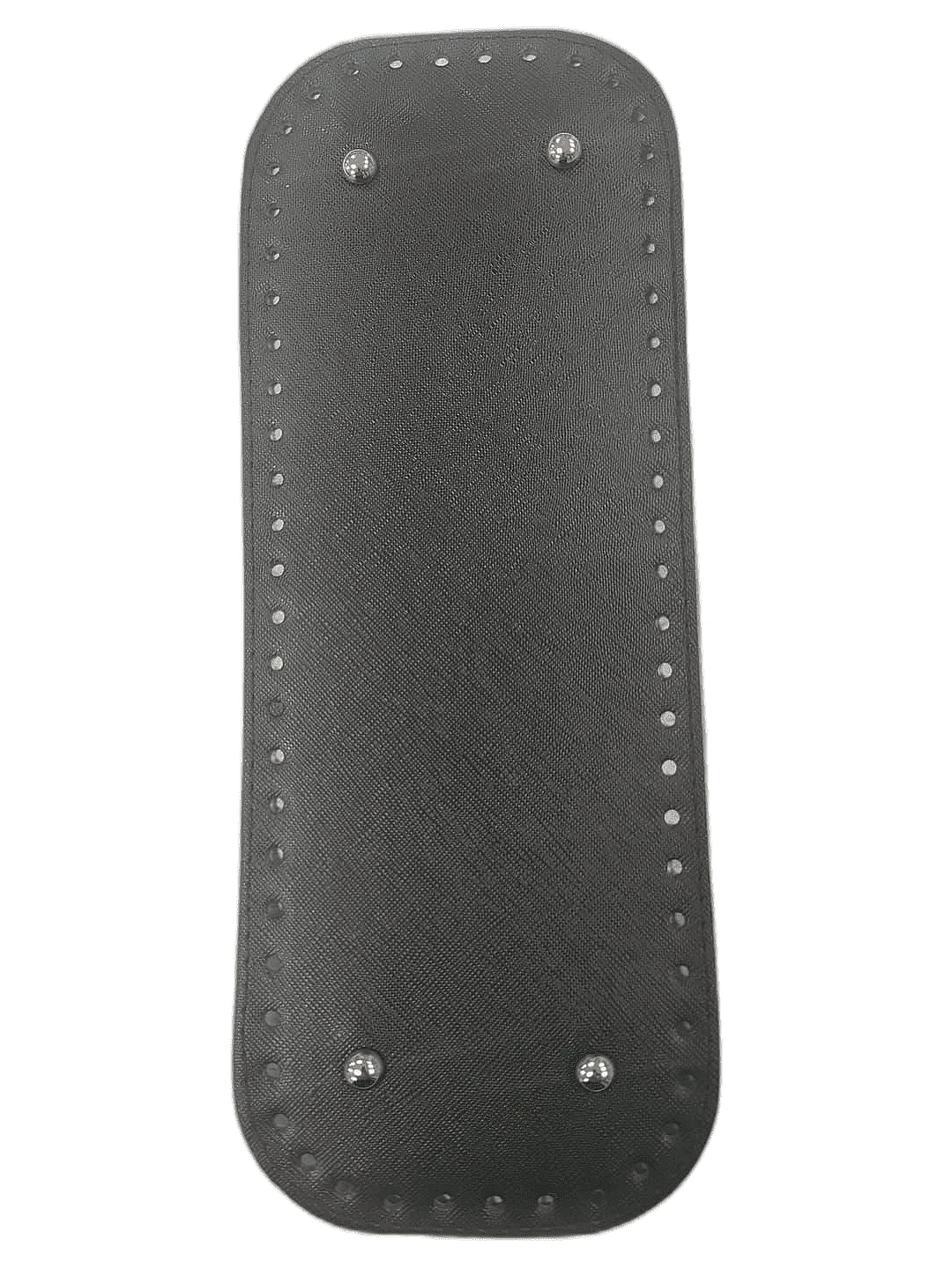 Deri Çanta Tabanı 12.5x33 Rivetli Dikdörtgen (Siyah)