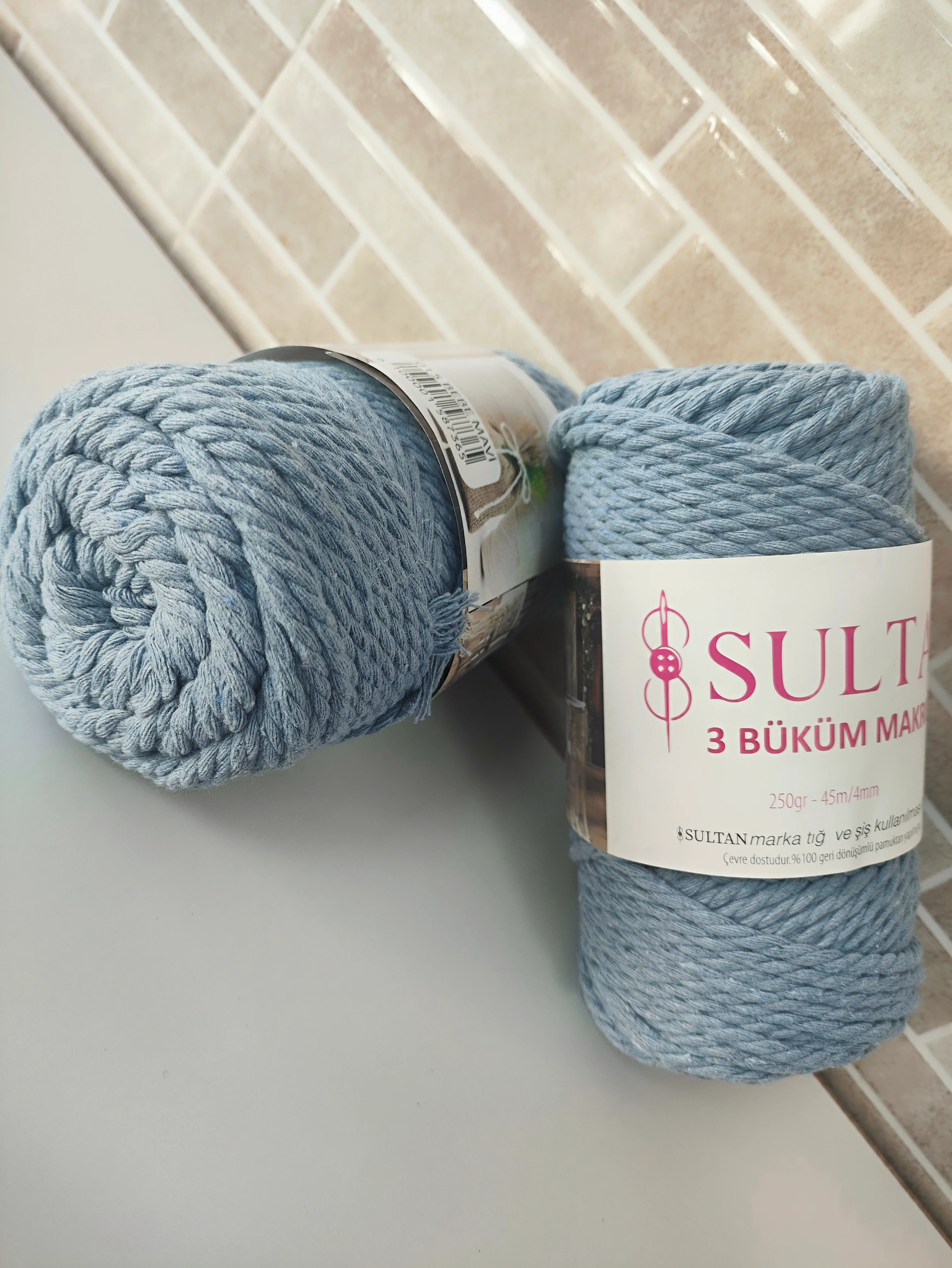 Sultan 3 Büküm Makrome-015 (2'li Paket)