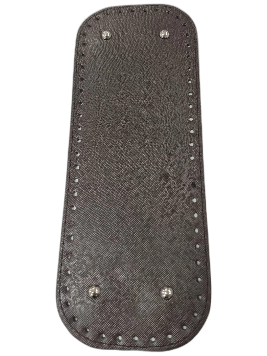 Deri Çanta Tabanı 12.5x33 Rivetli Dikdörtgen (Kahverengi)