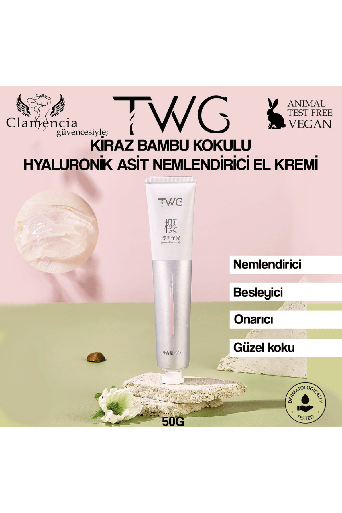 Kokulu Nemlendirici El Kremi 50g 