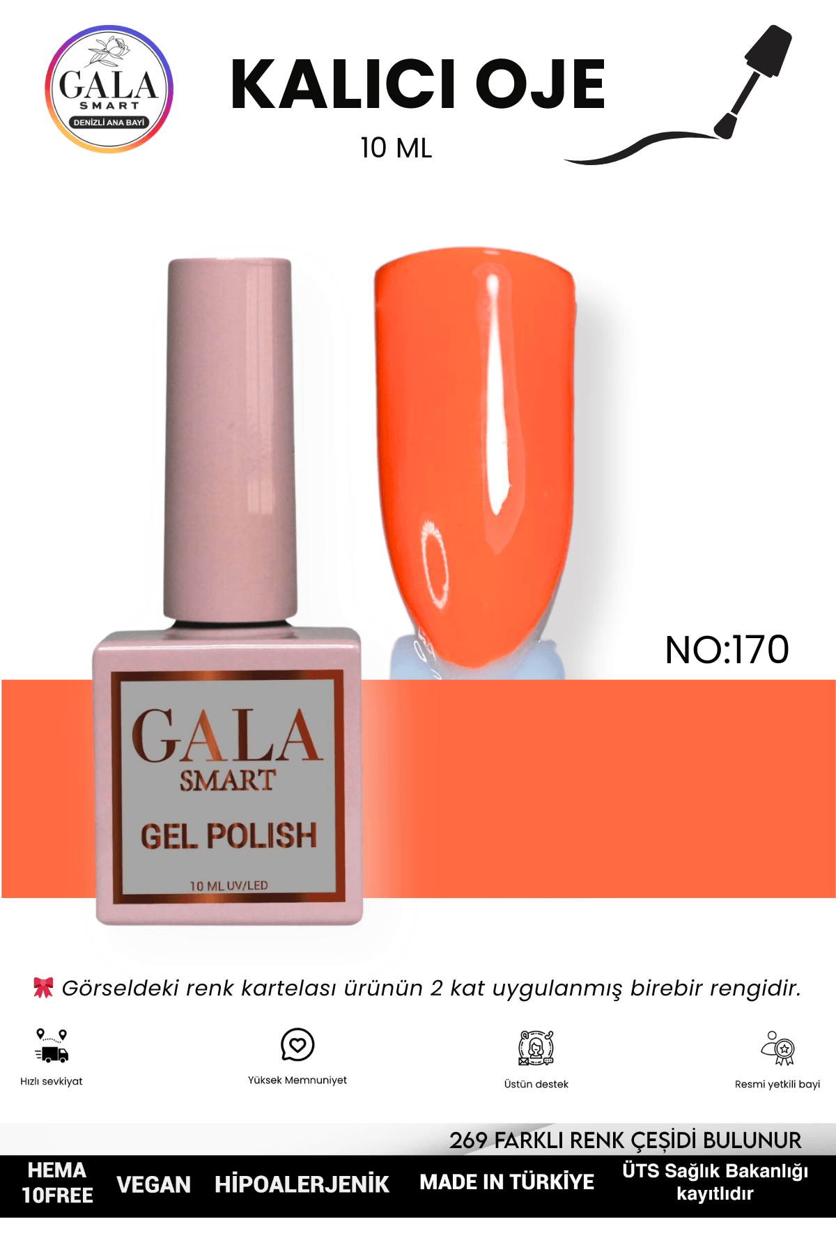 TURUNCU KALICI OJE 10 ML - 170