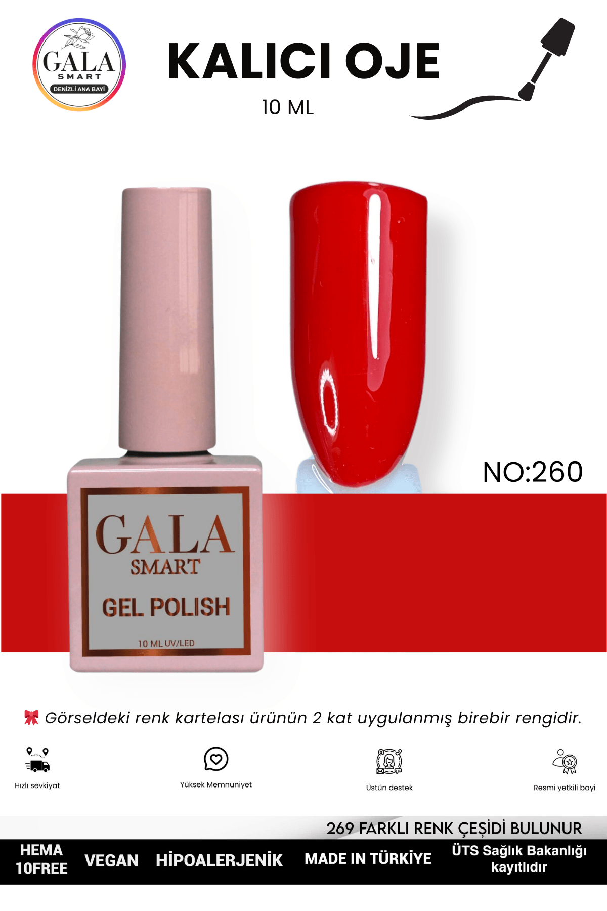 KIRMIZI KALICI OJE 10 ML - 260