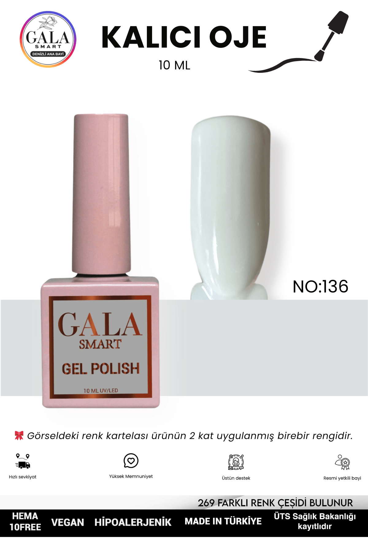 GRİ KALICI OJE 10 ML