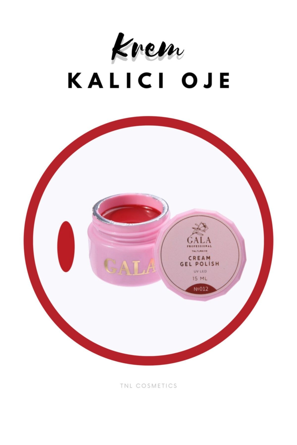 KREM KALICI OJE - 12 kırmızı
