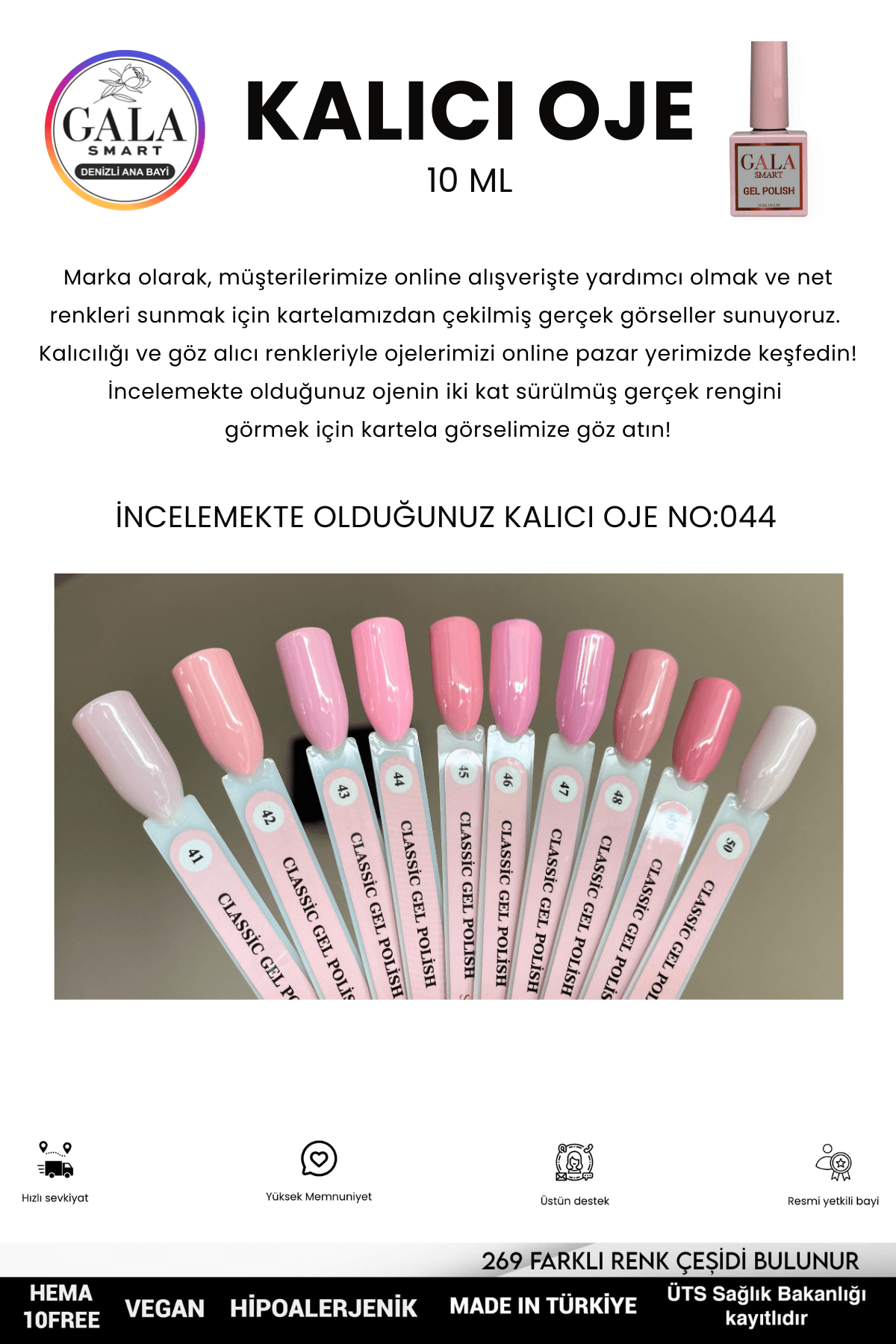 PEMBE KALICI OJE 10 ML