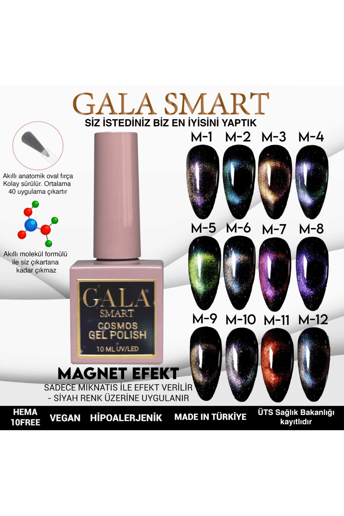 KEDİ GÖZÜ KALICI OJE MAGNET EFEKT