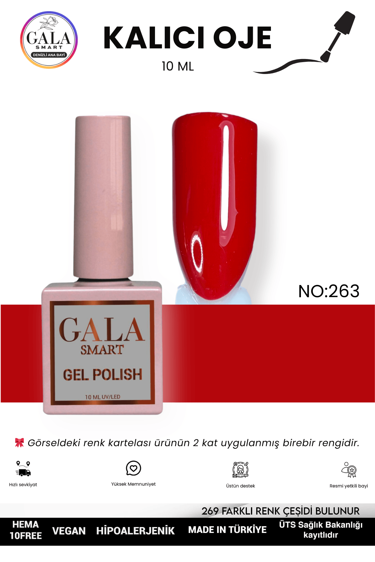 KIRMIZI KALICI OJE 10 ML - 263