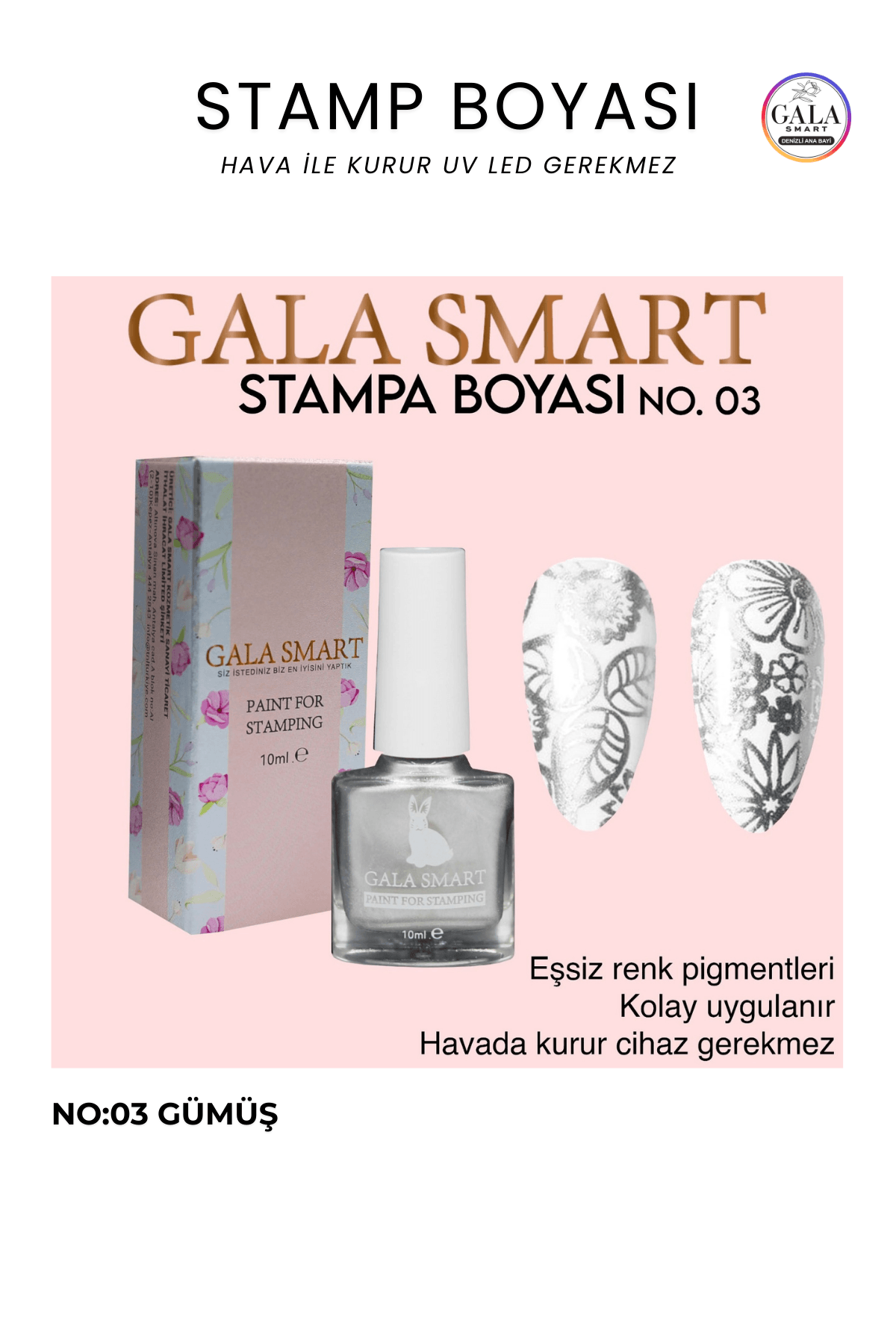 Stamp Boyası - 03 GÜMÜŞ