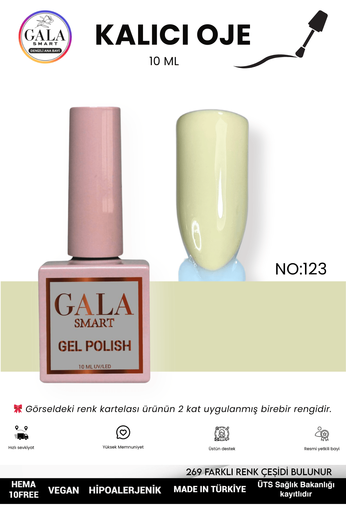 DOĞAL TONLU KALICI OJE 10 ML  - 123