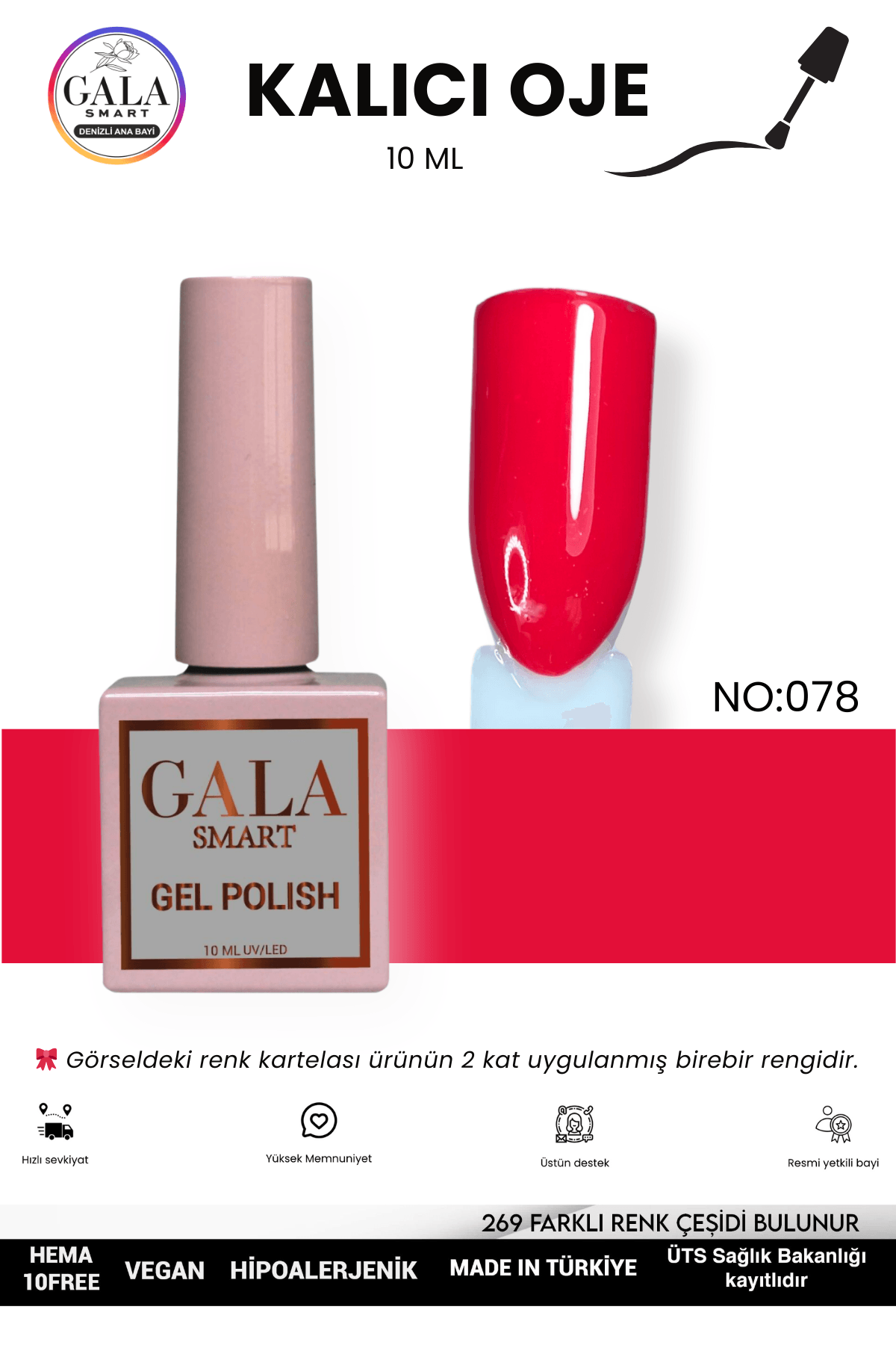 KIRMIZI KALICI OJE 10 ML - 078