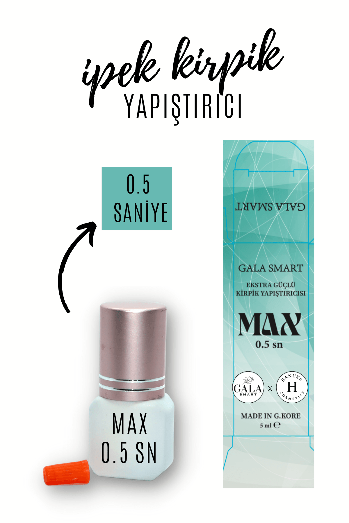 İPEK KİRPİK YAPIŞTIRICI - 0.5 SANİYE MAX