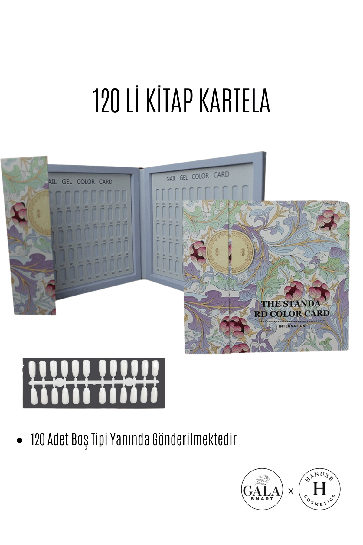 KİTAP KARTELA OJE RENK SUNUMU  - 120Lİ KREM