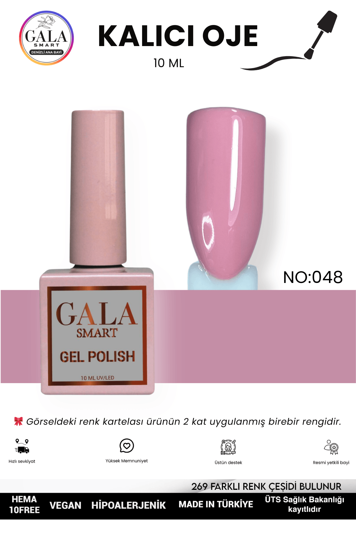 PEMBE KALICI OJE 10 ML - 048