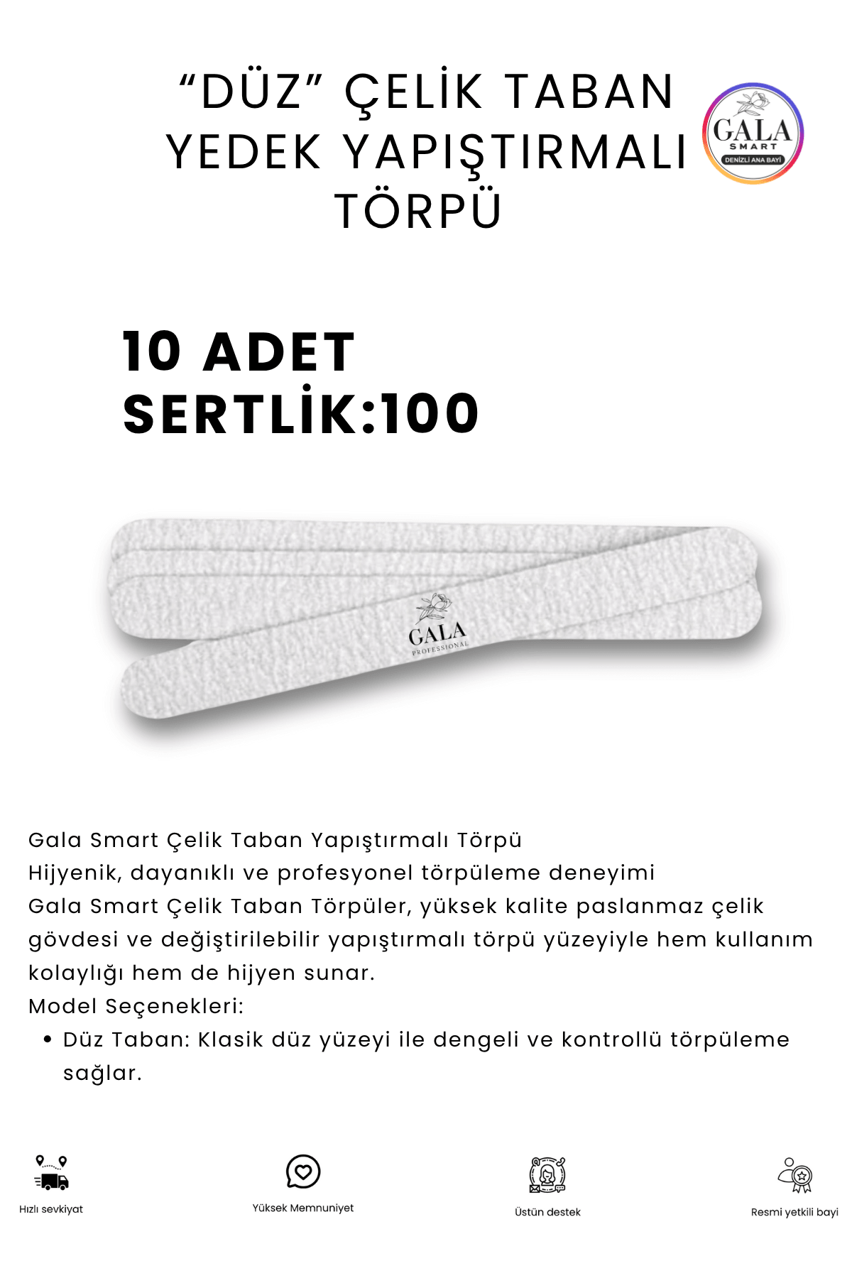 DÜZ ÇELİK TABAN YEDEK TÖRPÜ