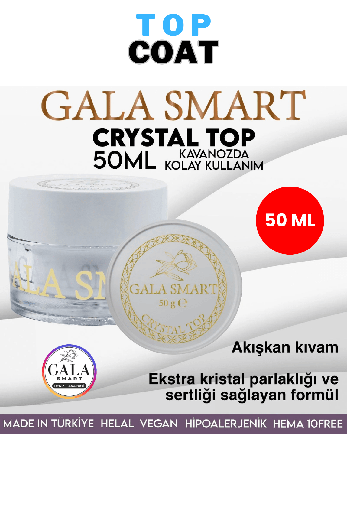 50 ML Base & Top Coat Çeşitleri