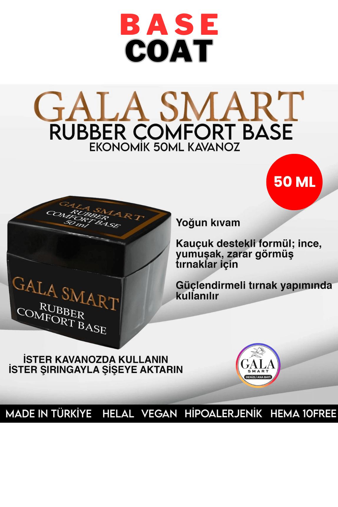 50 ML Base & Top Coat Çeşitleri
