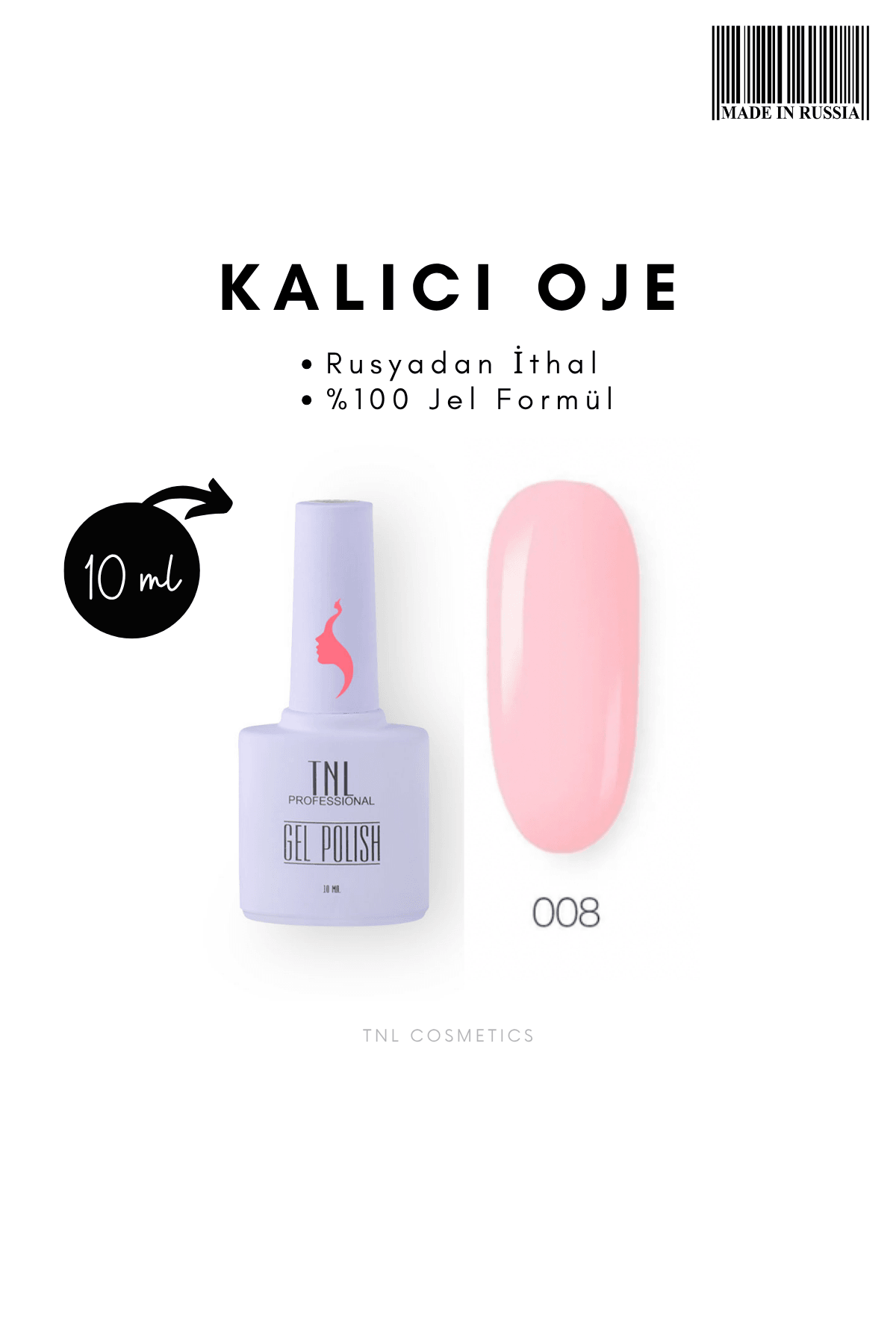 TNL Kalıcı Oje 10 ML - 008
