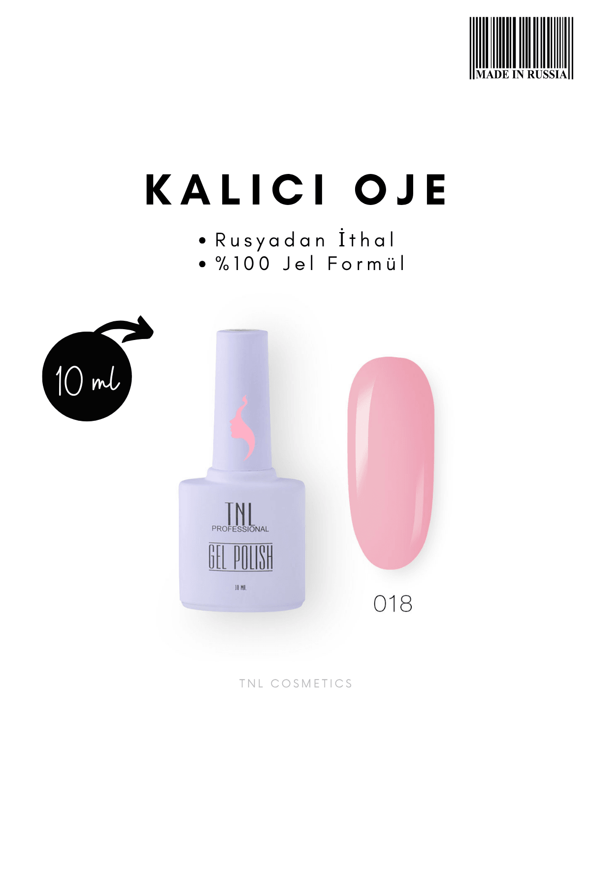 TNL Kalıcı Oje 10 ML - 018