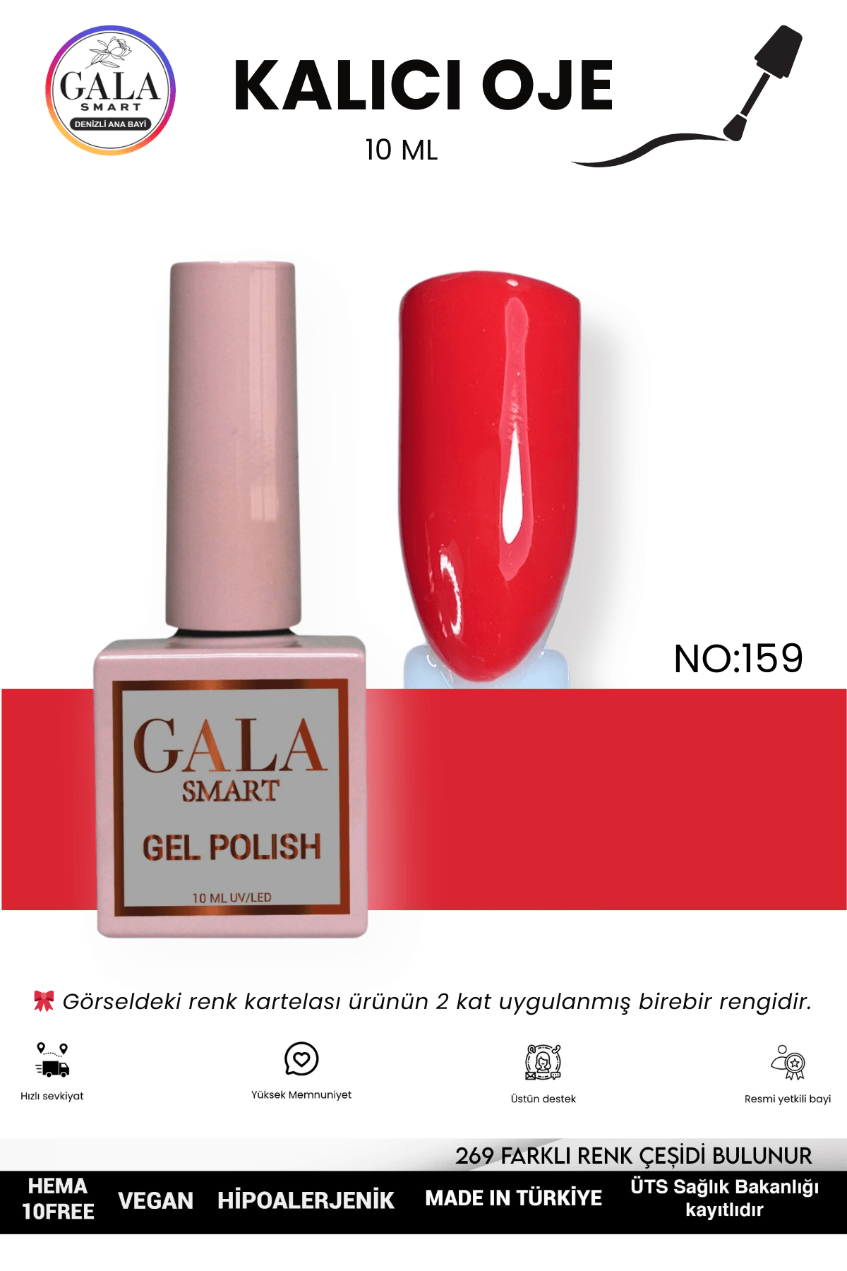KIRMIZI KALICI OJE 10 ML - 159
