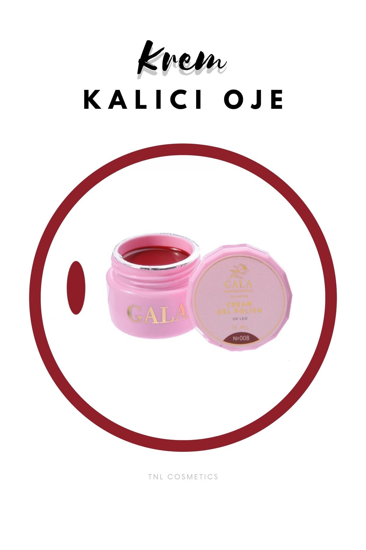 KREM KALICI OJE - 08 kırmızı