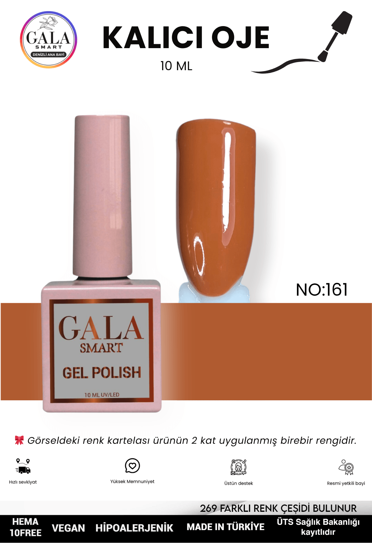 TURUNCU KALICI OJE 10 ML - 161