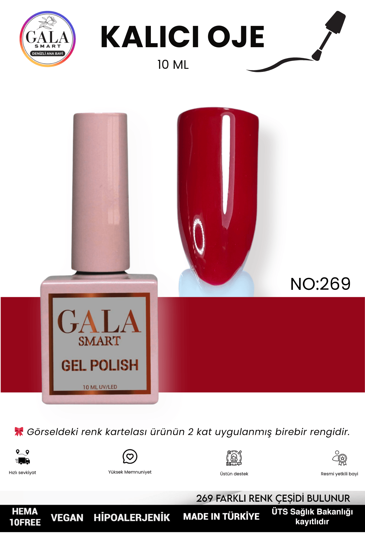 KIRMIZI KALICI OJE 10 ML - 269