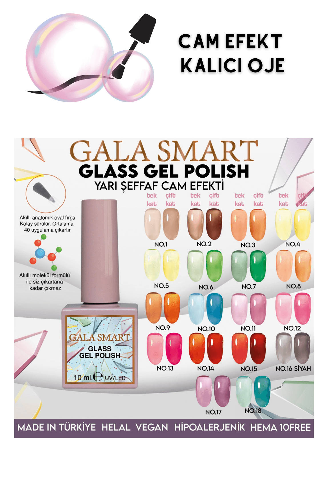 CAM EFEKT GLASS KALICI OJE