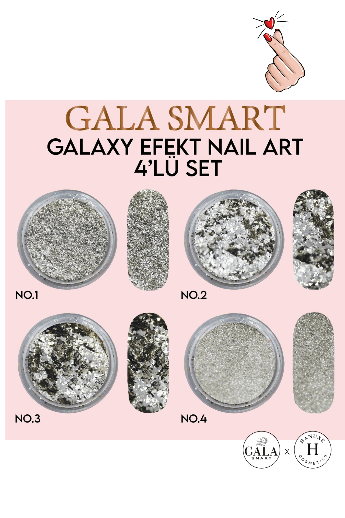 KROM TOZ SETİ  - GALAXY EFEKT 4LÜ SET