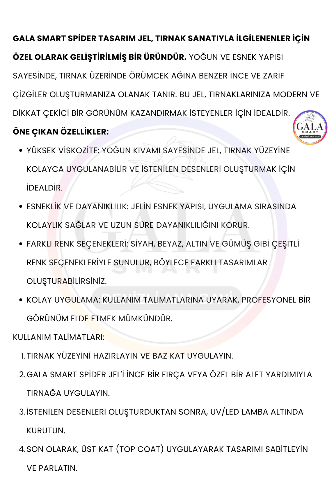Spider Örümcek  Ağı Jel 