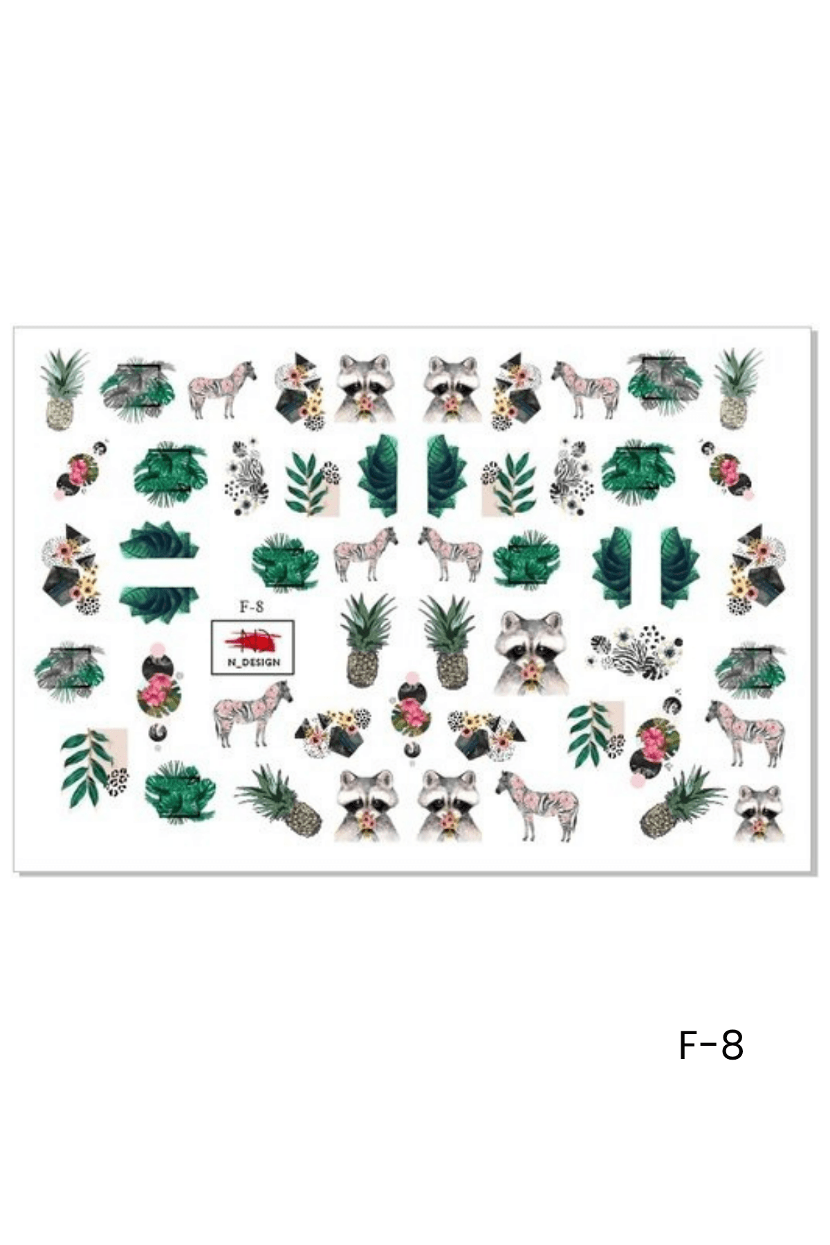 STICKER NAIL ART  - F-8