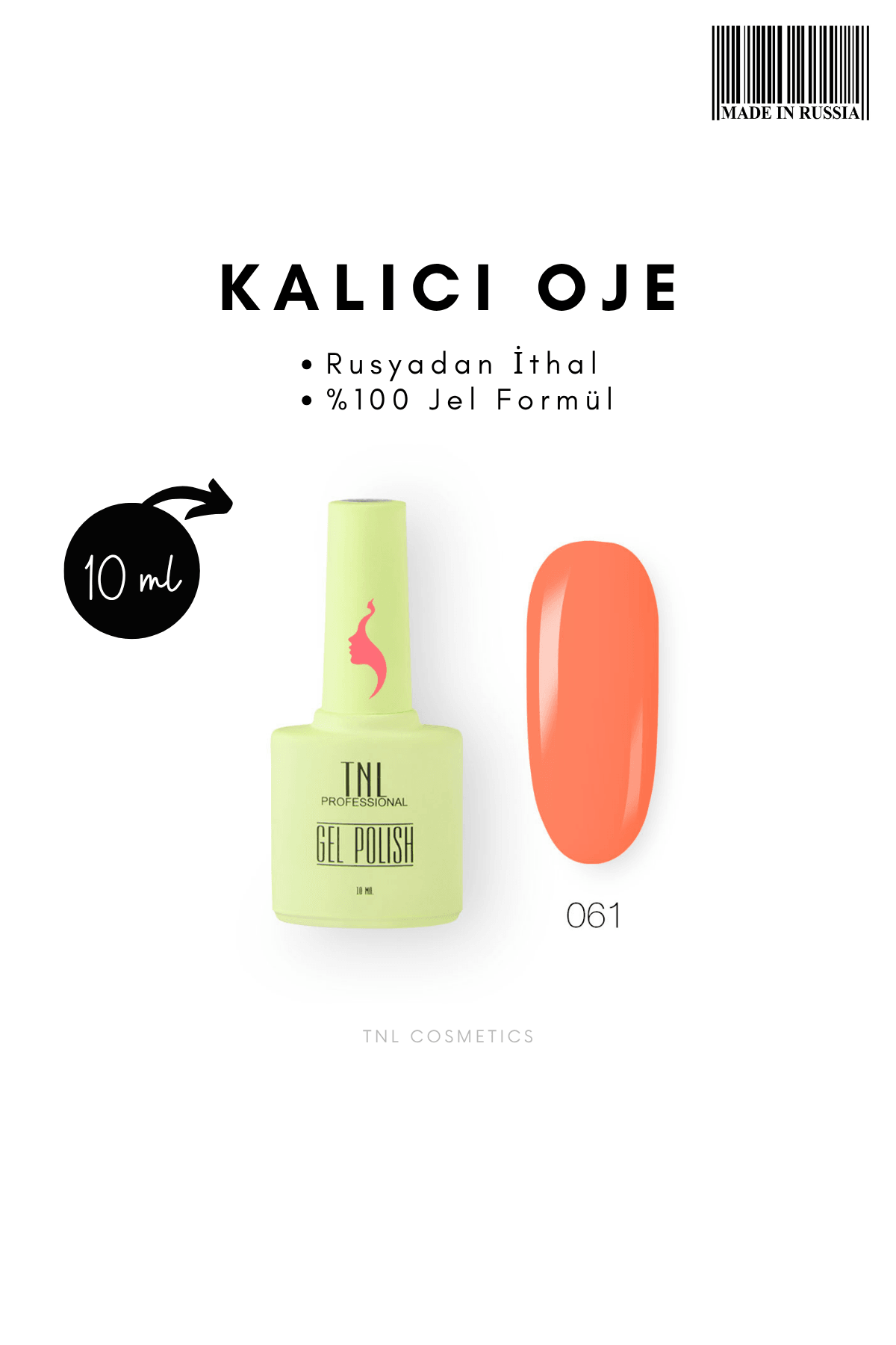 TNL Kalıcı Oje 10 ML - 061