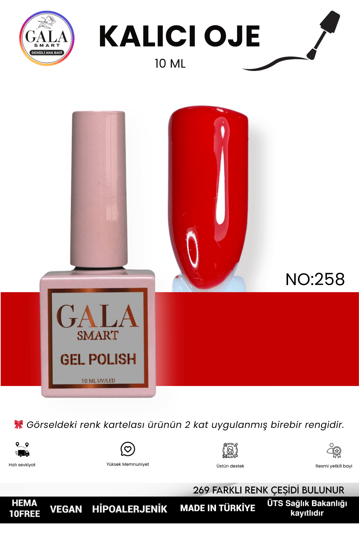 KIRMIZI KALICI OJE 10 ML - 258