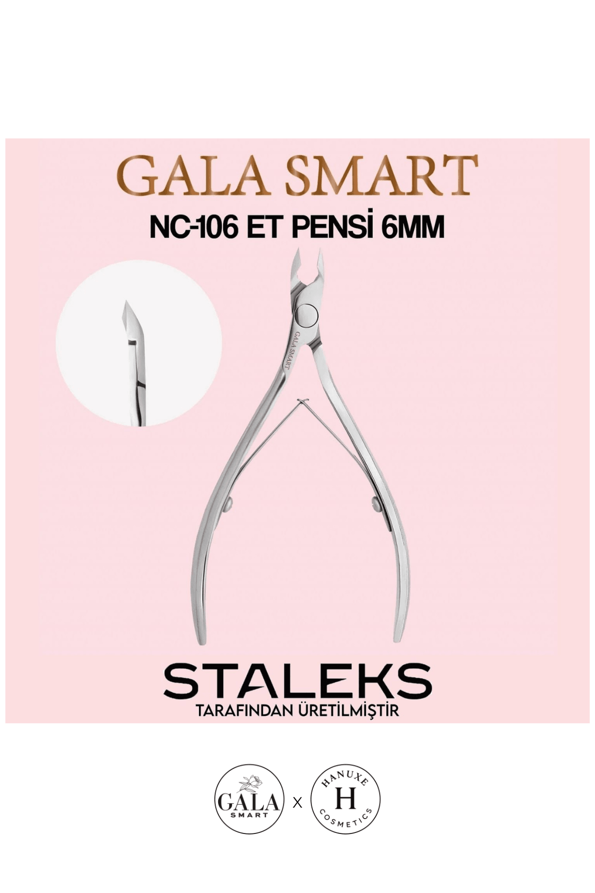 MANİKÜR PEDİKÜR PENS STALEKS ÜRETİMİ - 6 MM PENS NC-106