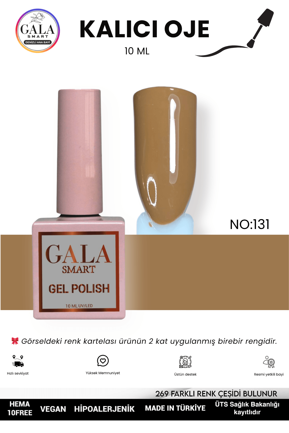 YEŞİL KALICI OJE 10 ML - 131