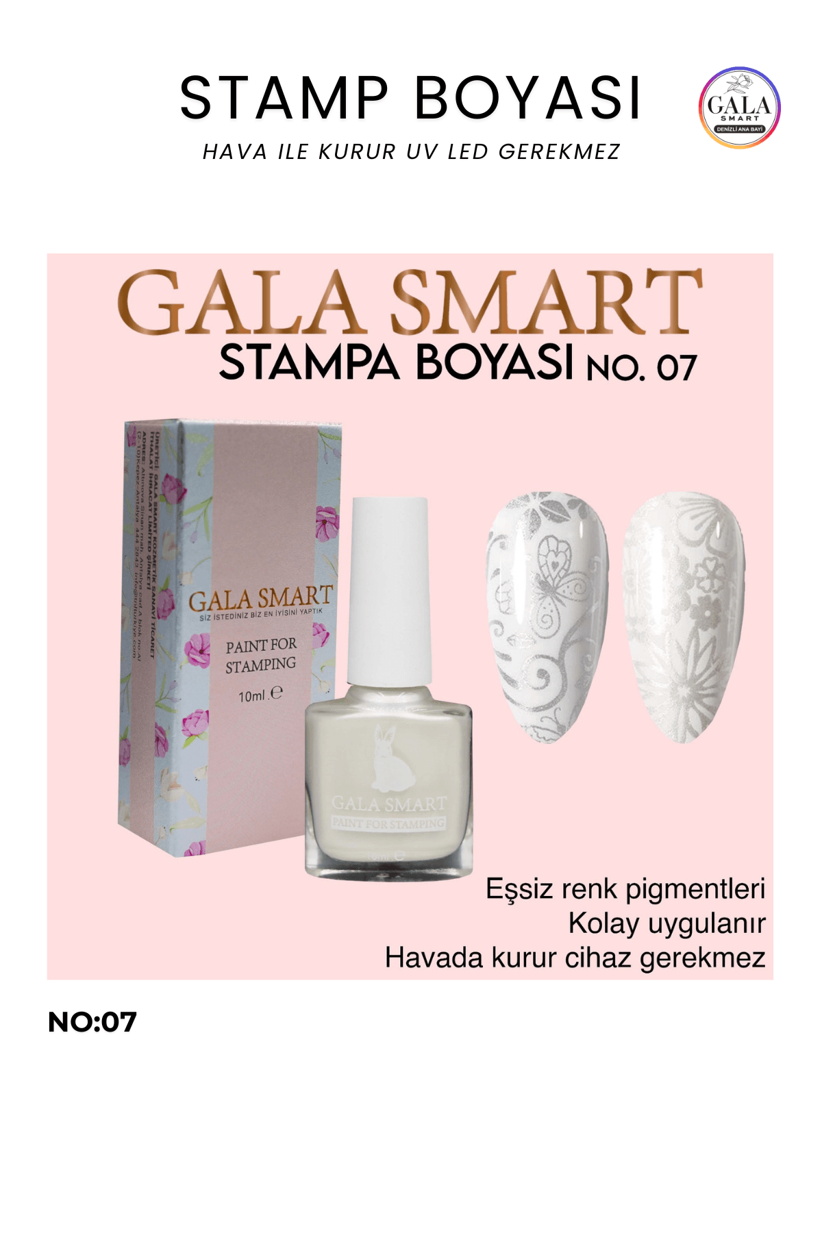Stamp Boyası - 07 AÇIK GÜMÜŞ