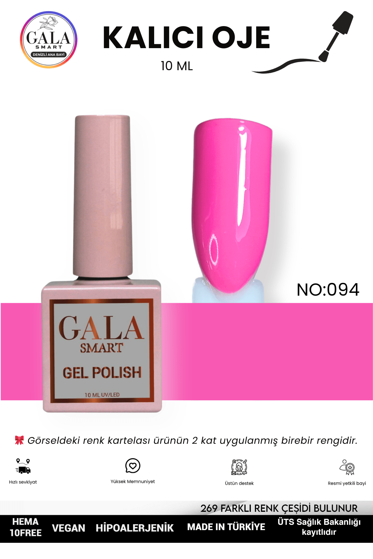 PEMBE KALICI OJE 10 ML - 094