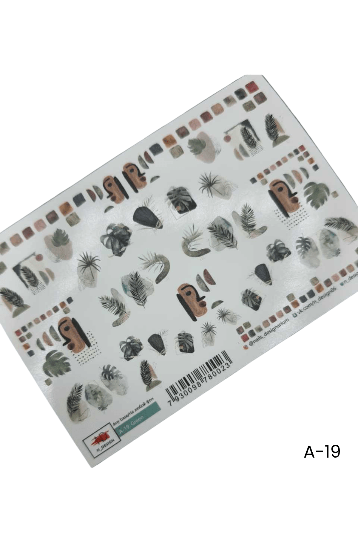 STICKER NAIL ART  - A-19