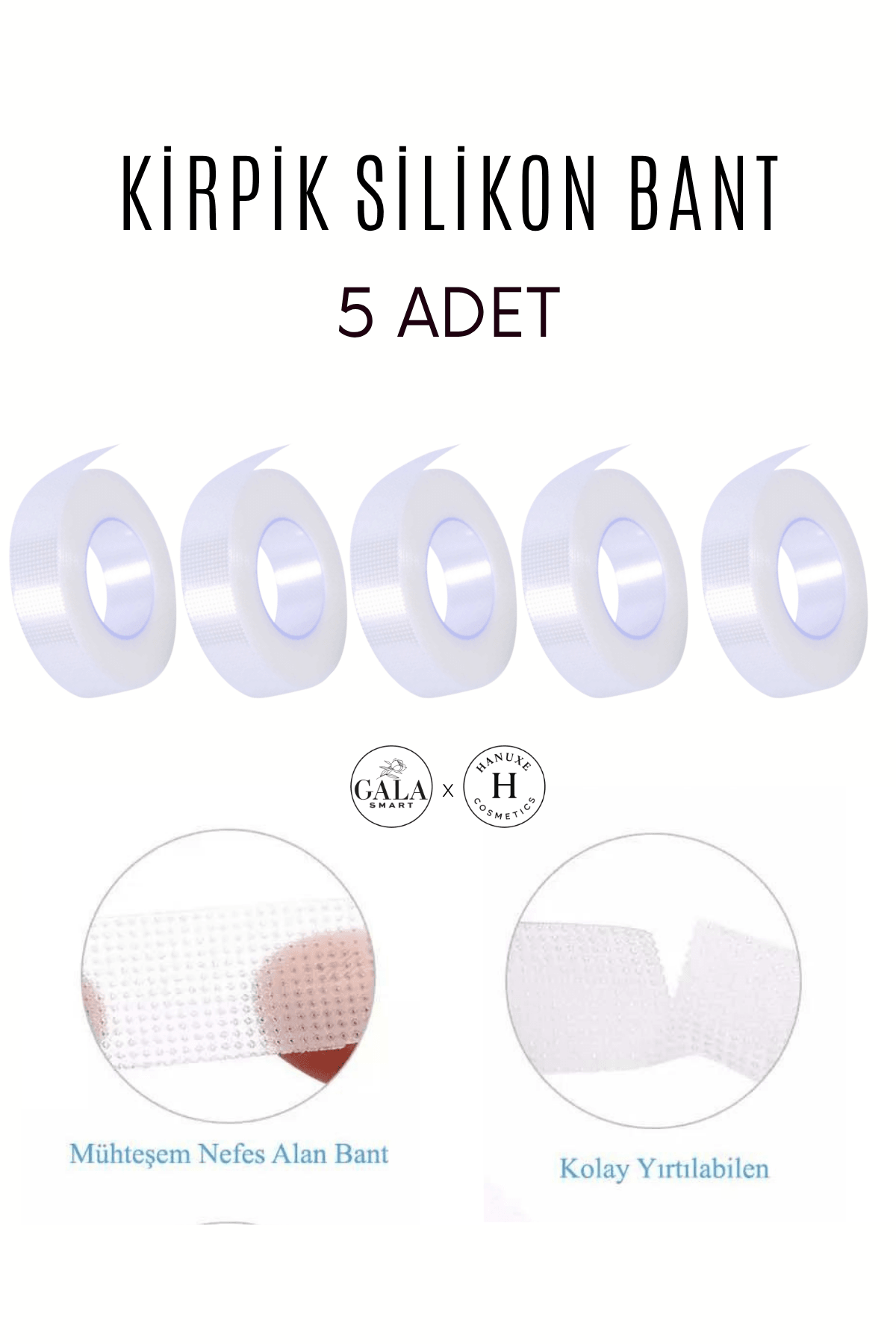 SİLİKON BANT 5Lİ EKO PAKET