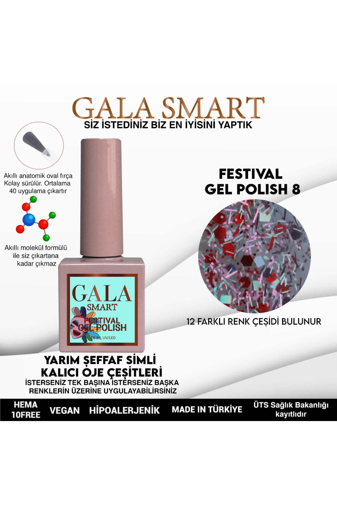YARI ŞEFFAF ZEMİN SİMLİ FESTİVAL KALICI OJELER - 08