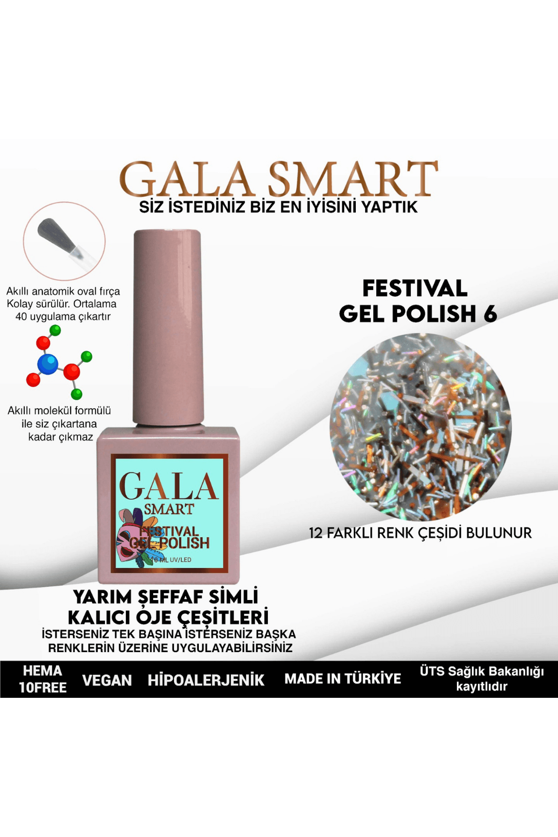 YARI ŞEFFAF ZEMİN SİMLİ FESTİVAL KALICI OJELER - 06