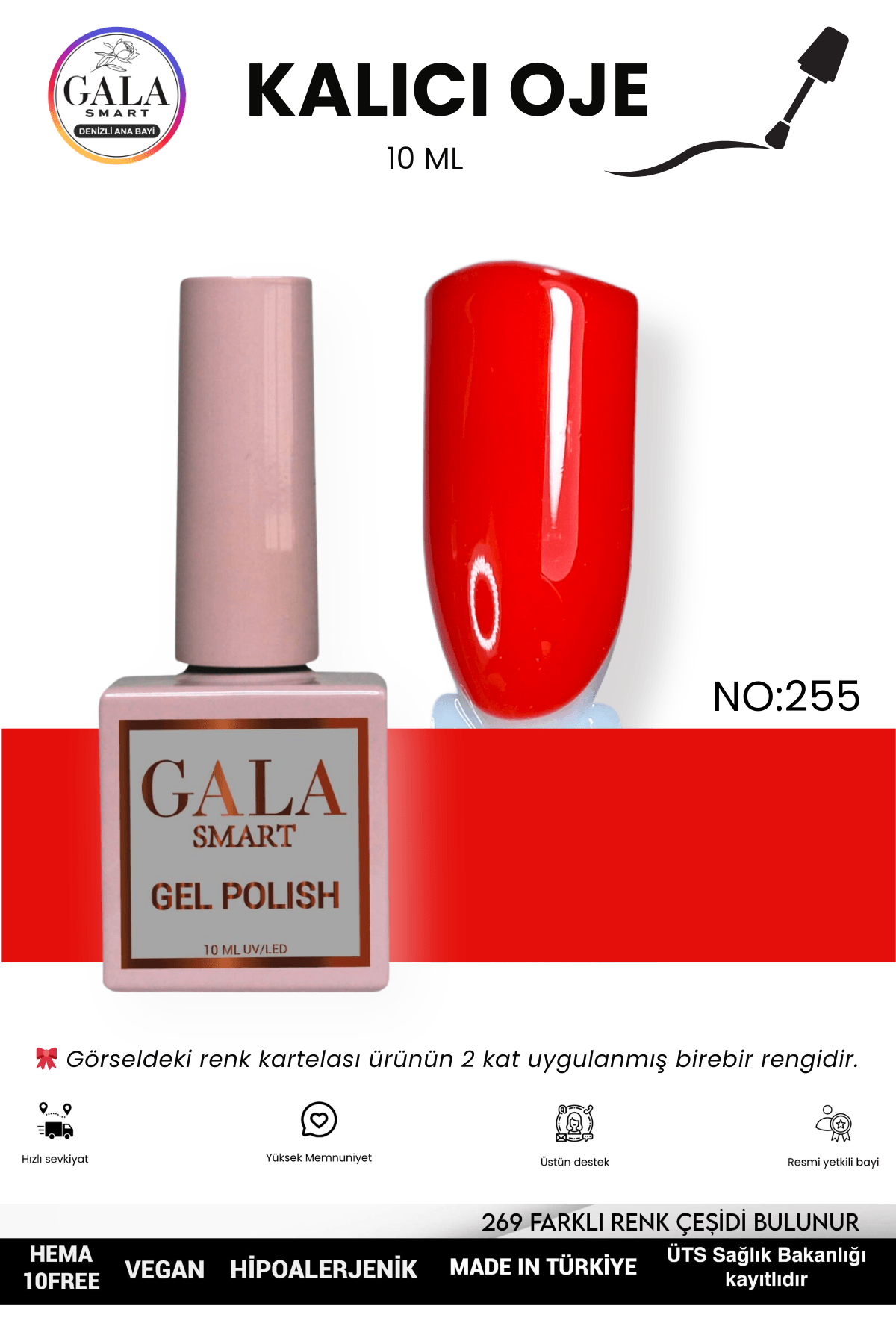 KIRMIZI KALICI OJE 10 ML - 255