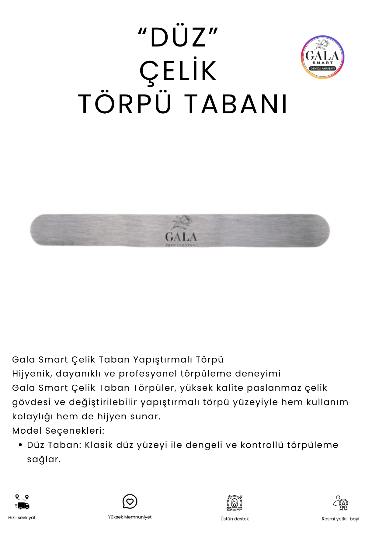 DÜZ ÇELİK TÖRPÜ TABANI