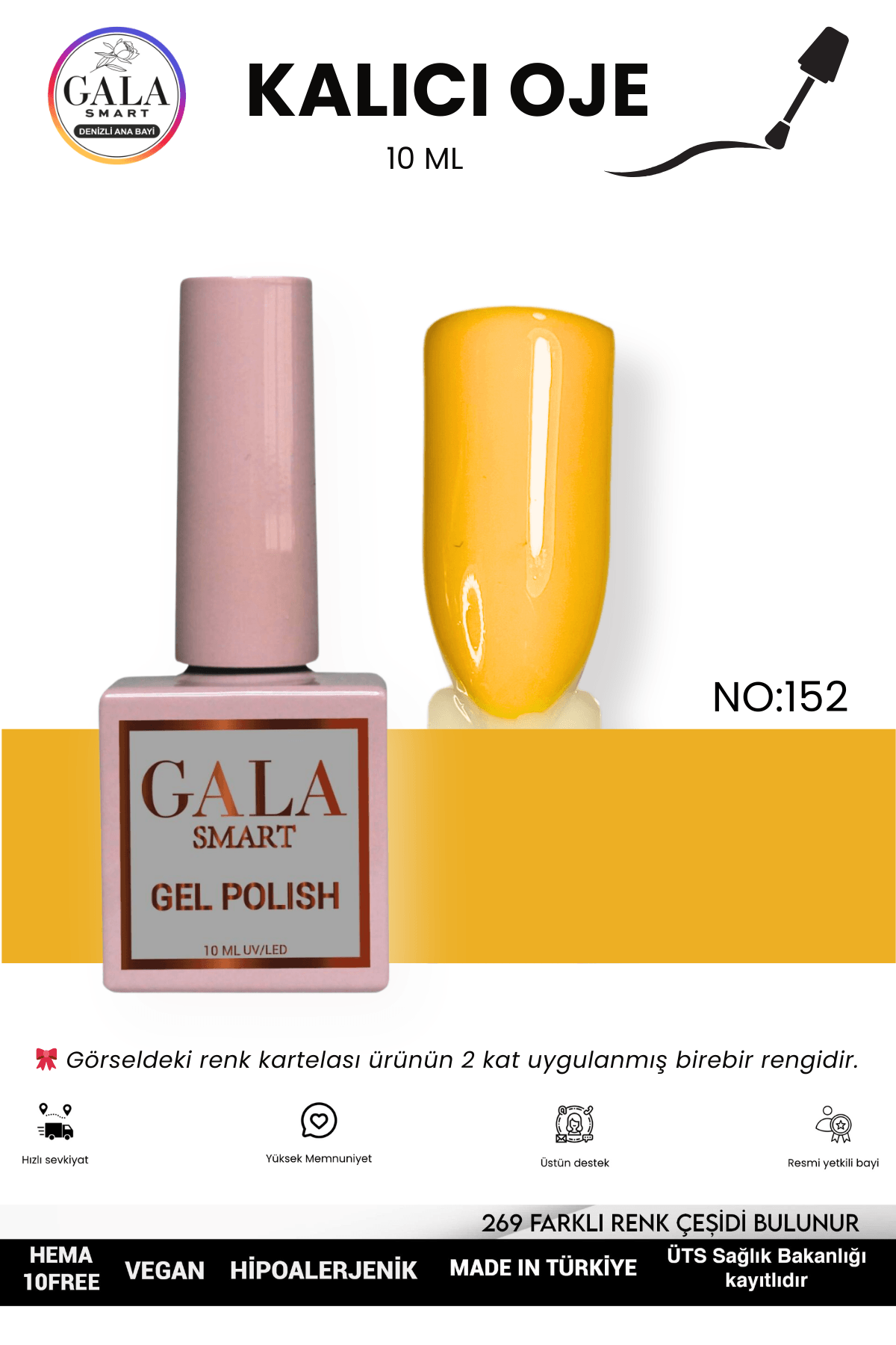 SARI KALICI OJE 10 ML - 152