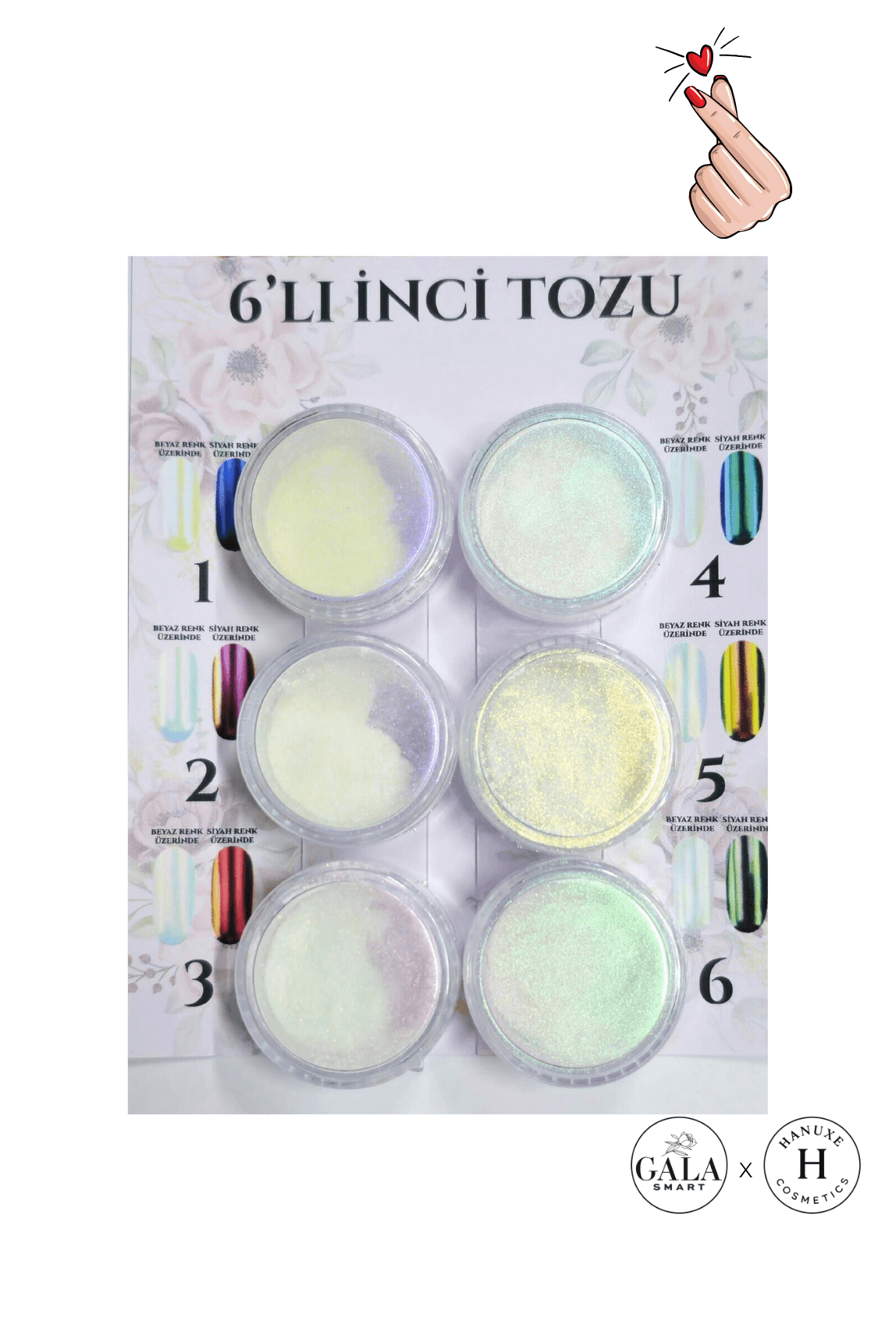 İNCİ TOZU SETİ 6LI - 6LI İNCİ TOZU SETİ EKONOMİK PAKET