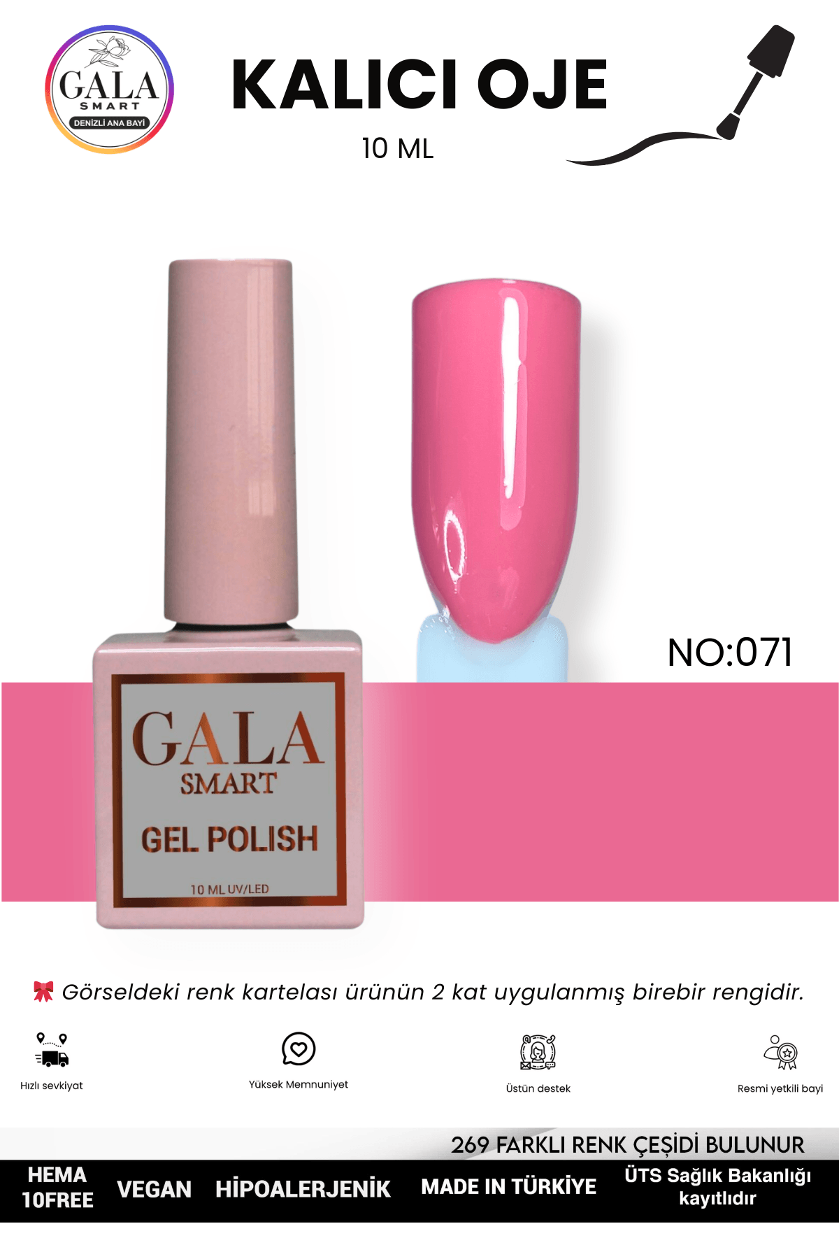 PEMBE KALICI OJE 10 ML - 071